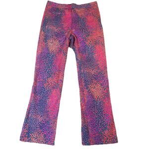 Nanette Lepore Womens Printed High Rise Straight Leg Trouser Pants Size 0 CUTE!